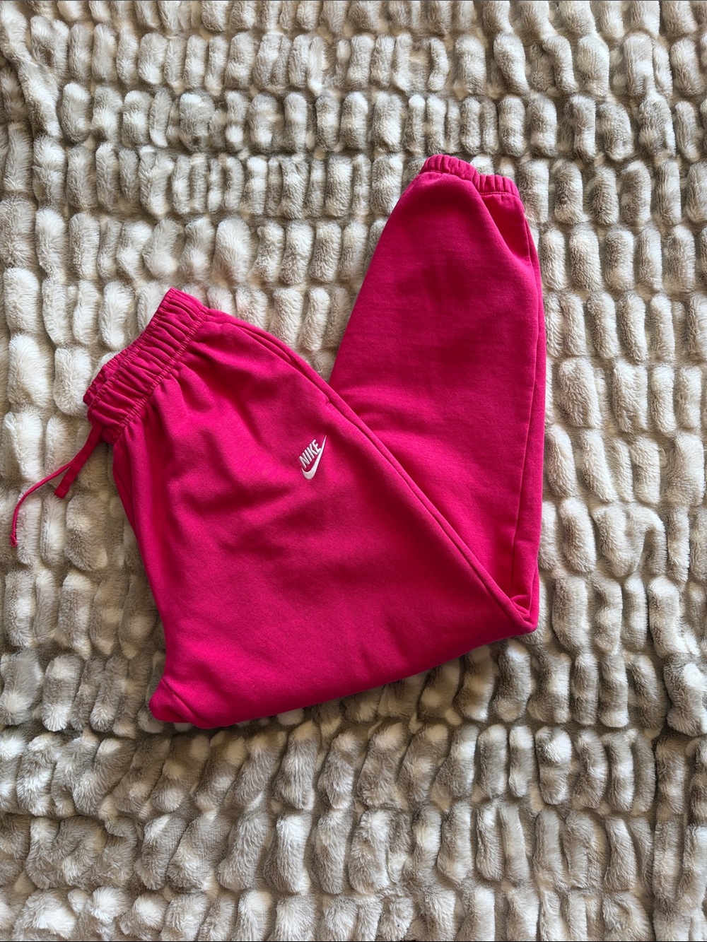 Nike pink Fleece Joggers